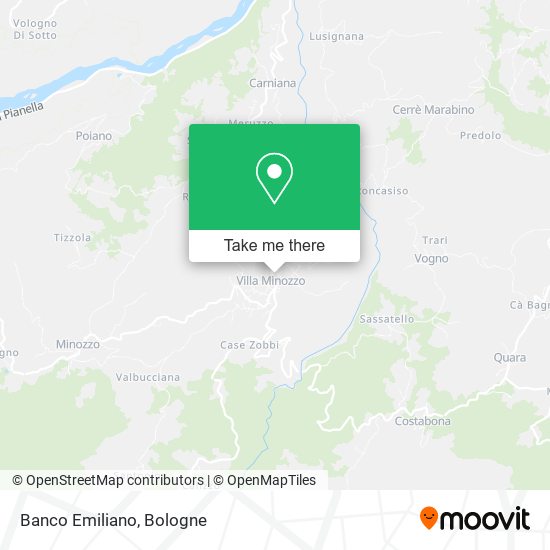 Banco Emiliano map