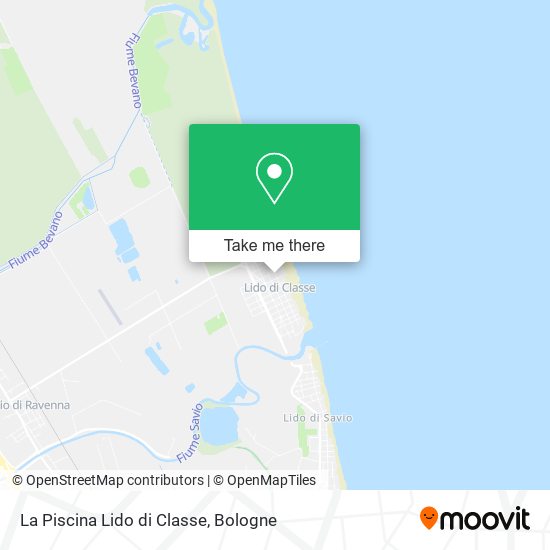 La Piscina Lido di Classe map