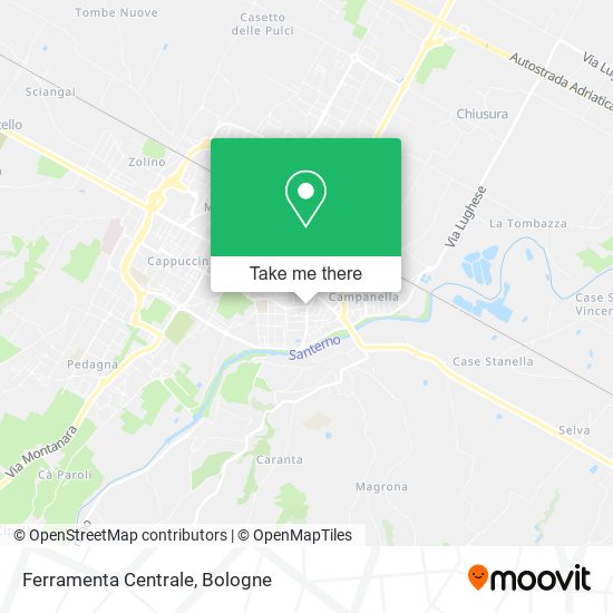 Ferramenta Centrale map