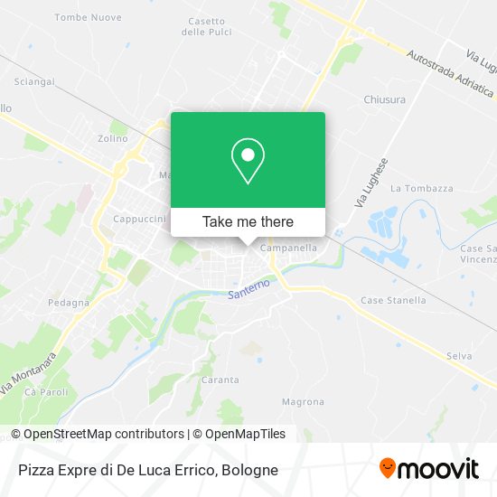 Pizza Expre di De Luca Errico map