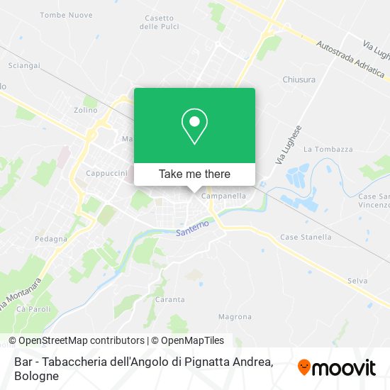 Bar - Tabaccheria dell'Angolo di Pignatta Andrea map