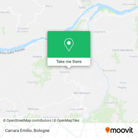 Carrara Emilio map