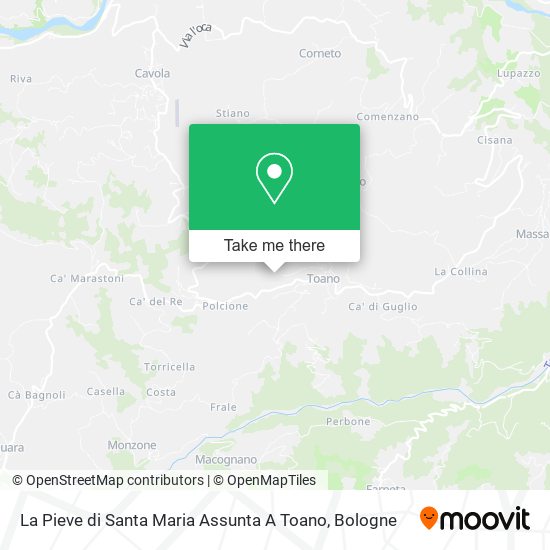 La Pieve di Santa Maria Assunta A Toano map