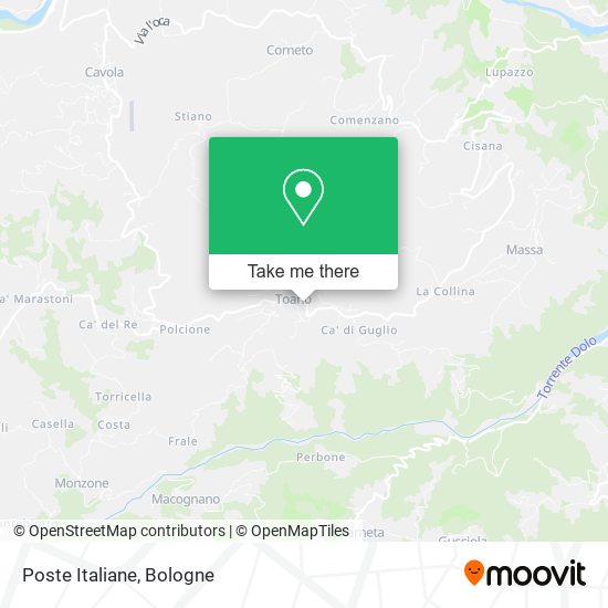Poste Italiane map