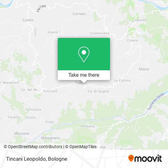 Tincani Leopoldo map