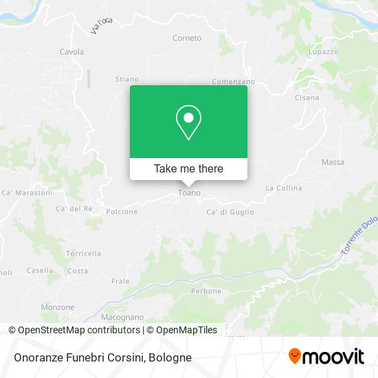 Onoranze Funebri Corsini map