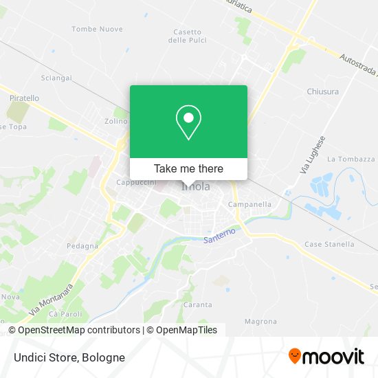 Undici Store map