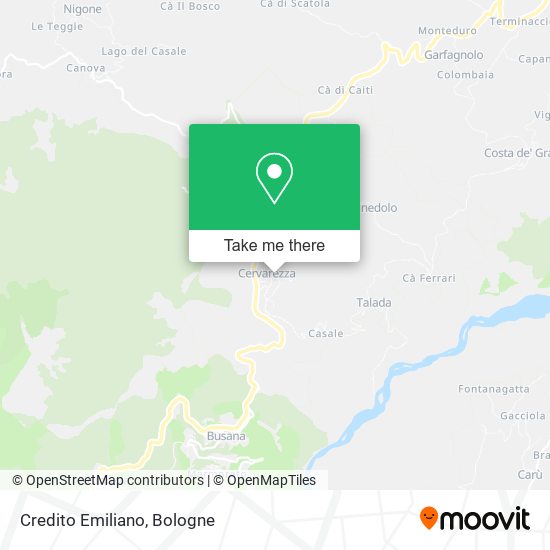 Credito Emiliano map