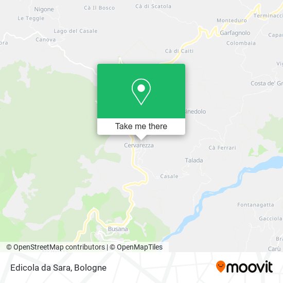 Edicola da Sara map