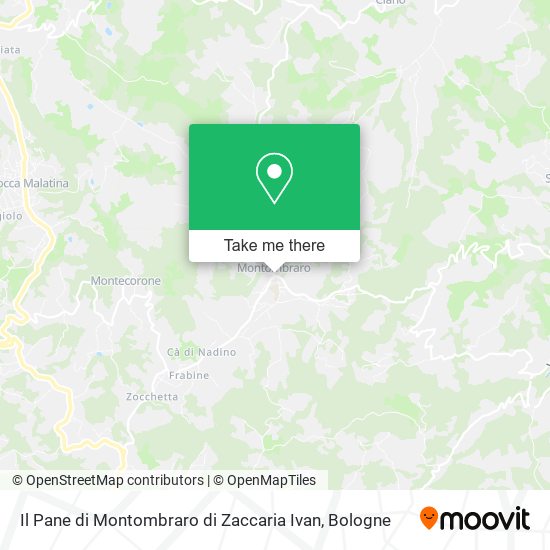 Il Pane di Montombraro di Zaccaria Ivan map