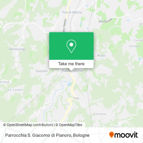 Parrocchia S. Giacomo di Pianoro map
