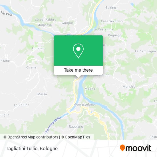 Tagliatini Tullio map