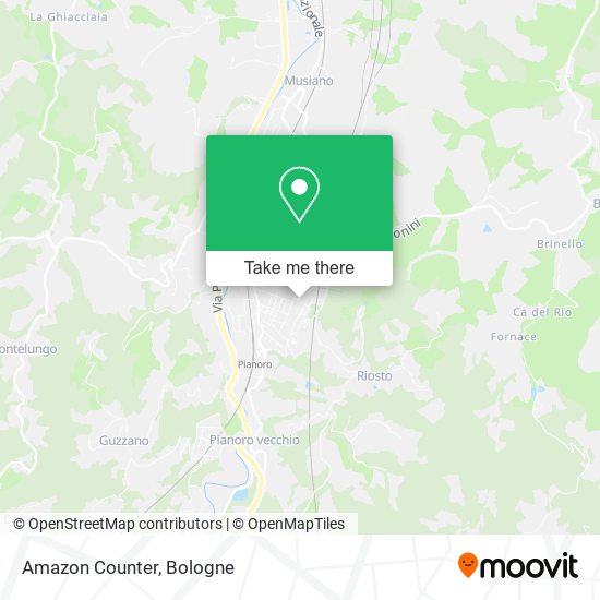 Amazon Counter map