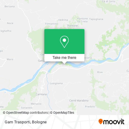 Gam Trasporti map
