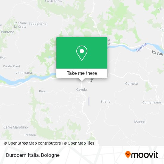 Durocem Italia map