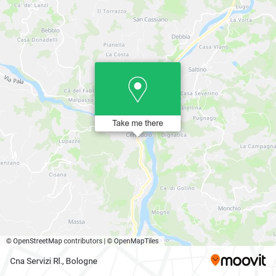 Cna Servizi Rl. map
