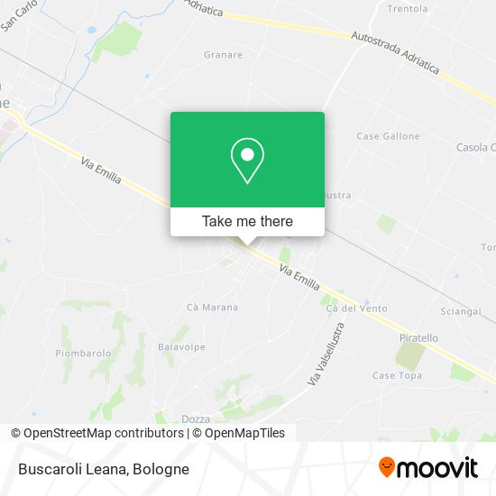 Buscaroli Leana map