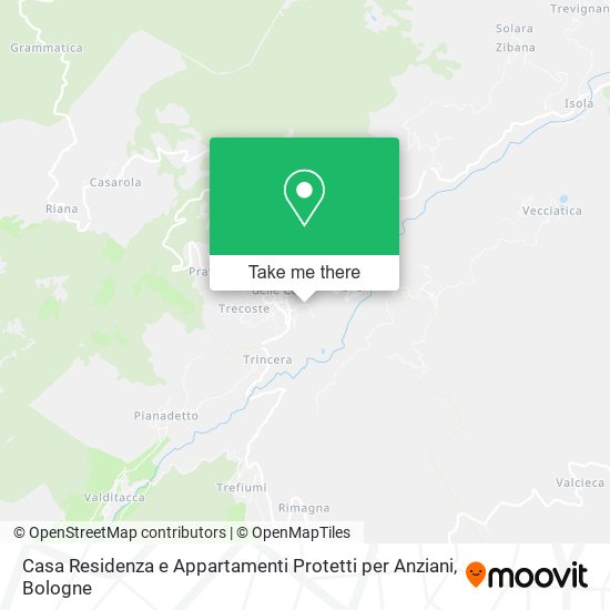 Casa Residenza e Appartamenti Protetti per Anziani map