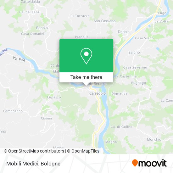 Mobili Medici map
