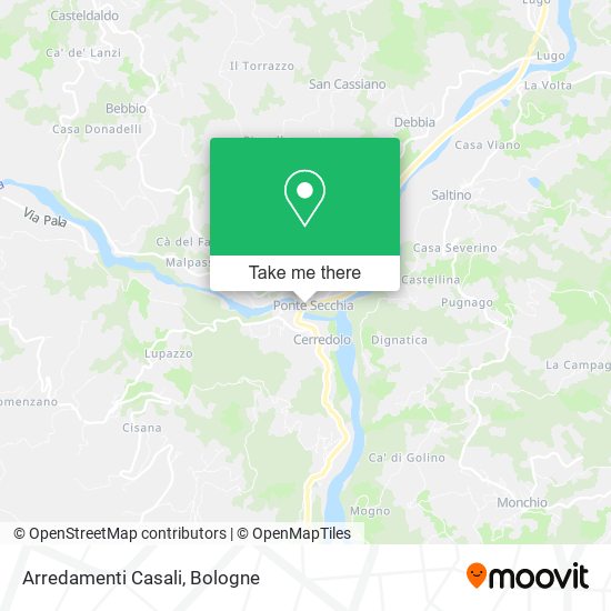 Arredamenti Casali map