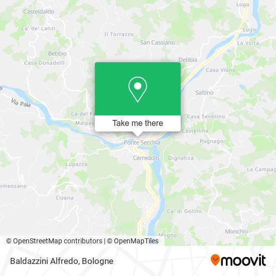 Baldazzini Alfredo map