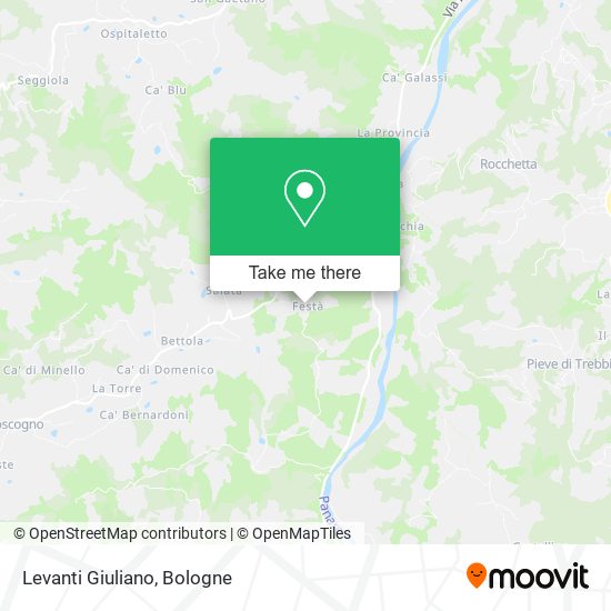 Levanti Giuliano map