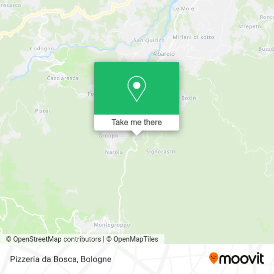 Pizzeria da Bosca map