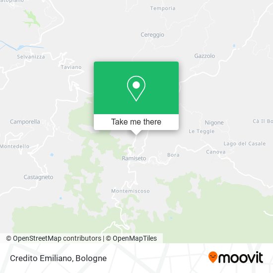 Credito Emiliano map