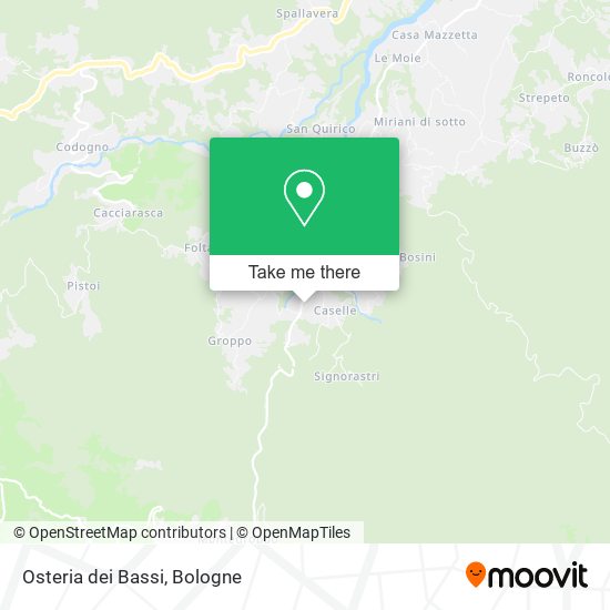 Osteria dei Bassi map
