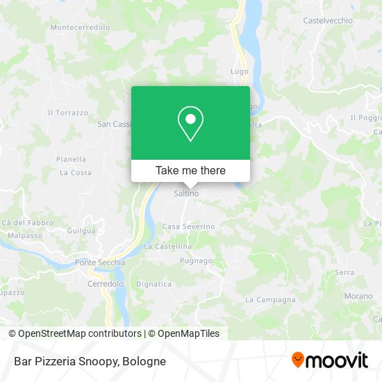 Bar Pizzeria Snoopy map