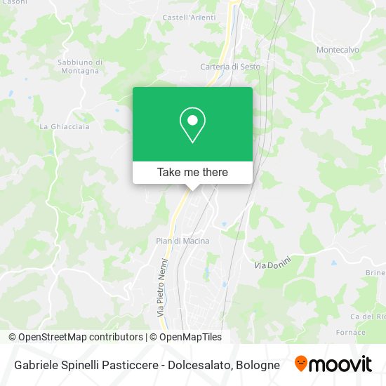 Gabriele Spinelli Pasticcere - Dolcesalato map