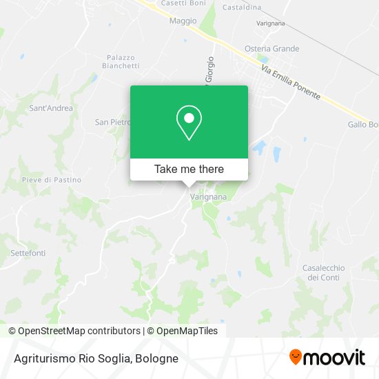 Agriturismo Rio Soglia map