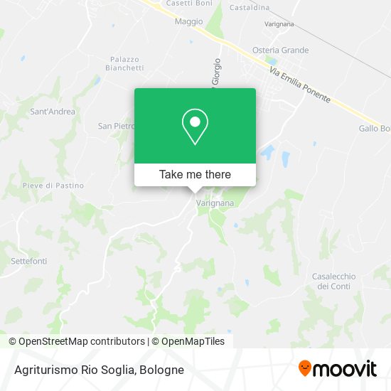 Agriturismo Rio Soglia map
