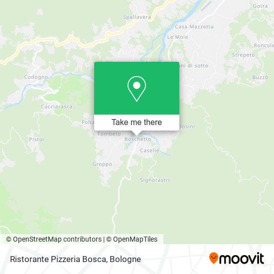 Ristorante Pizzeria Bosca map