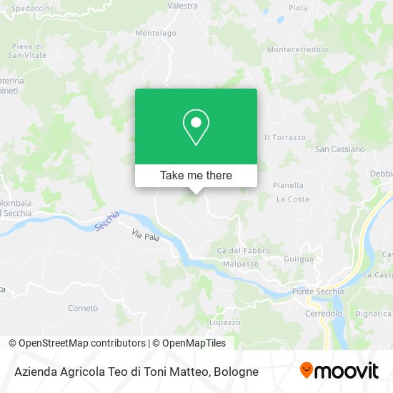Azienda Agricola Teo di Toni Matteo map