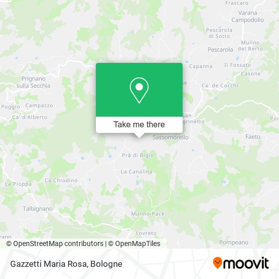 Gazzetti Maria Rosa map