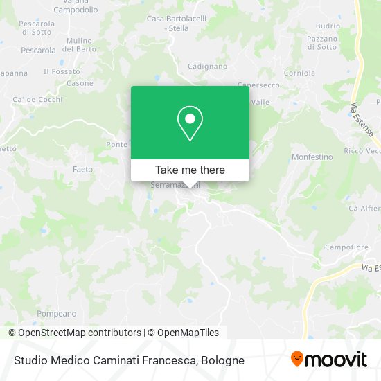 Studio Medico Caminati Francesca map