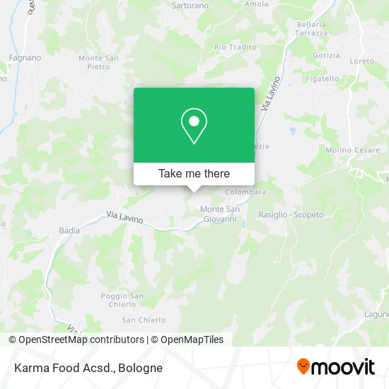 Karma Food Acsd. map