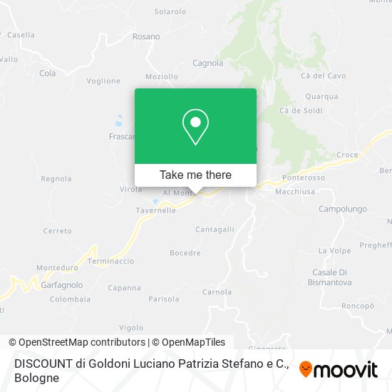 DISCOUNT di Goldoni Luciano Patrizia Stefano e C. map