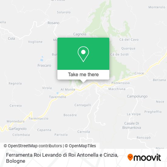 Ferramenta Roi Levando di Roi Antonella e Cinzia map
