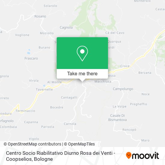 Centro Socio Riabilitativo Diurno Rosa dei Venti - Coopselios map