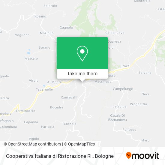 Cooperativa Italiana di Ristorazione Rl. map