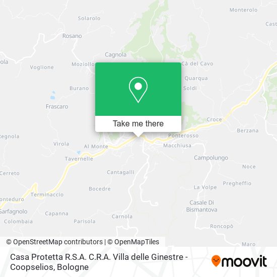 Casa Protetta R.S.A. C.R.A. Villa delle Ginestre - Coopselios map