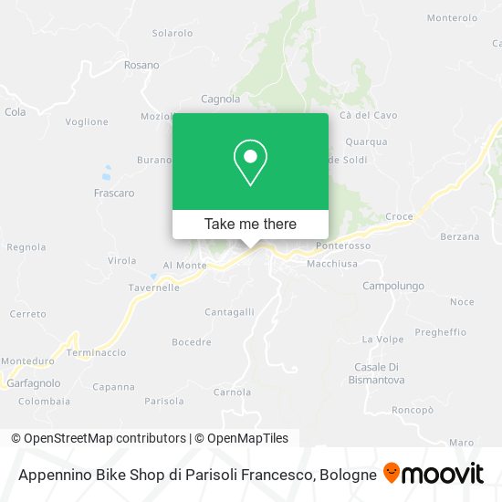 Appennino Bike Shop di Parisoli Francesco map