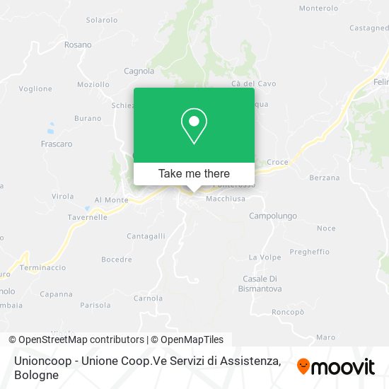 Unioncoop - Unione Coop.Ve Servizi di Assistenza map