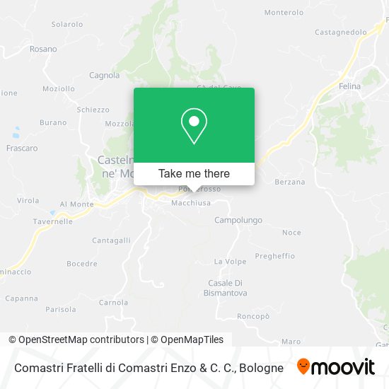 Comastri Fratelli di Comastri Enzo & C. C. map
