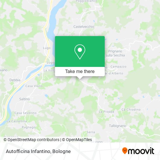 Autofficina Infantino map