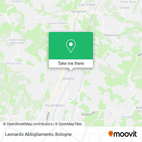 Leonardo Abbigliamento map