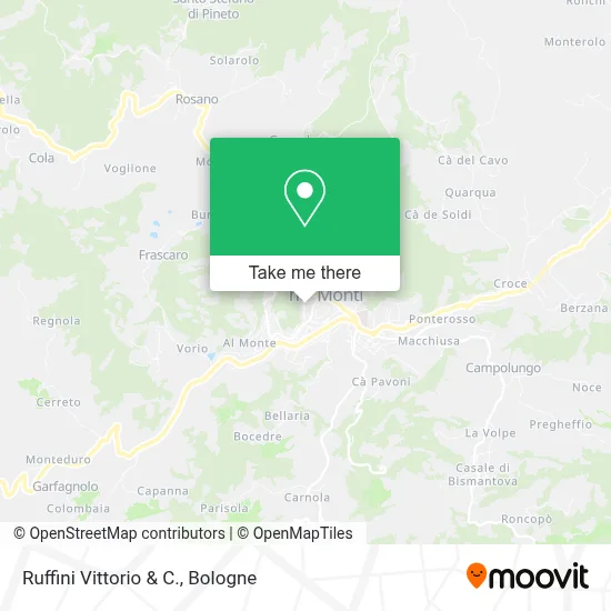 Ruffini Vittorio & C. map