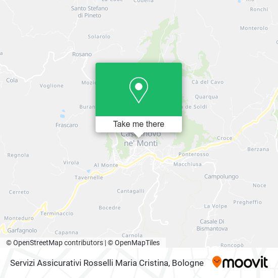 Servizi Assicurativi Rosselli Maria Cristina map